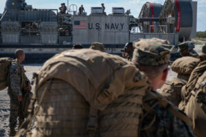USA, Jacksonville, 2017-10-19. US Marines during Amphibious Bold Alligator Exercise organized by the US Navy and the Mar