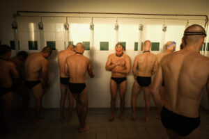France, Castelnaudary, 2022-01-22. Training of foreign legion soldiers in south of France, at the 4th Regiment. Photogra