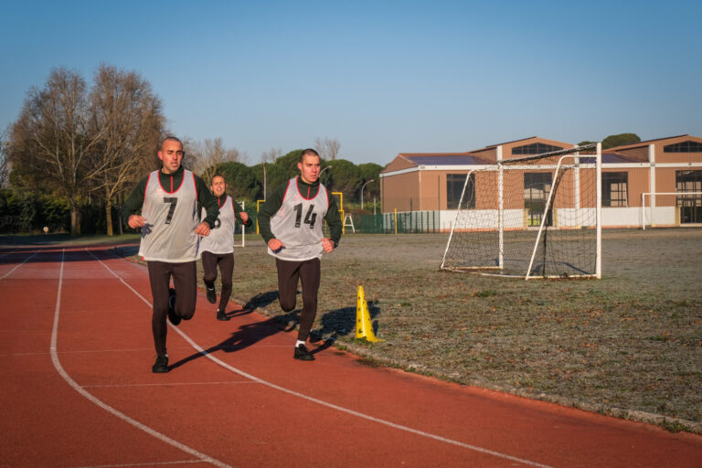 France, Castelnaudary, 2022-01-23. Training of foreign legion soldiers in south of France, at the 4th Regiment. Photogra