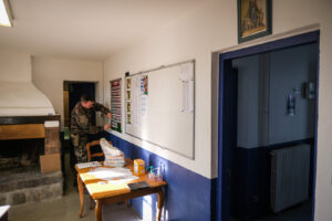 France, Castelnaudary, 2022-01-24. Training of foreign legion soldiers in south of France, at the 4th Regiment. Photogra