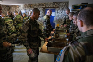 France, Castelnaudary, 2022-01-26. Training of foreign legion soldiers in south of France, at the 4th Regiment. Photogra