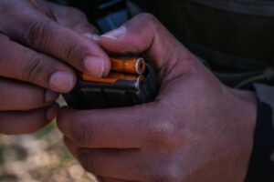 France, Castelnaudary, 2022-01-26. Training of foreign legion soldiers in south of France, at the 4th Regiment. Photogra