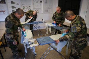 France, Castelnaudary, 2022-01-26. Training of foreign legion soldiers in south of France, at the 4th Regiment. Photogra