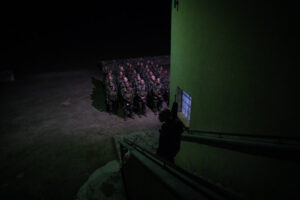France, Castelnaudary, 2022-02-11. Training of foreign legion soldiers in south of France, at the 4th Regiment. Photogra