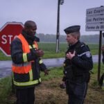 France, Melun, Mai 2024. Officer-students from the Melun school take part in their final exercise before joining a natio