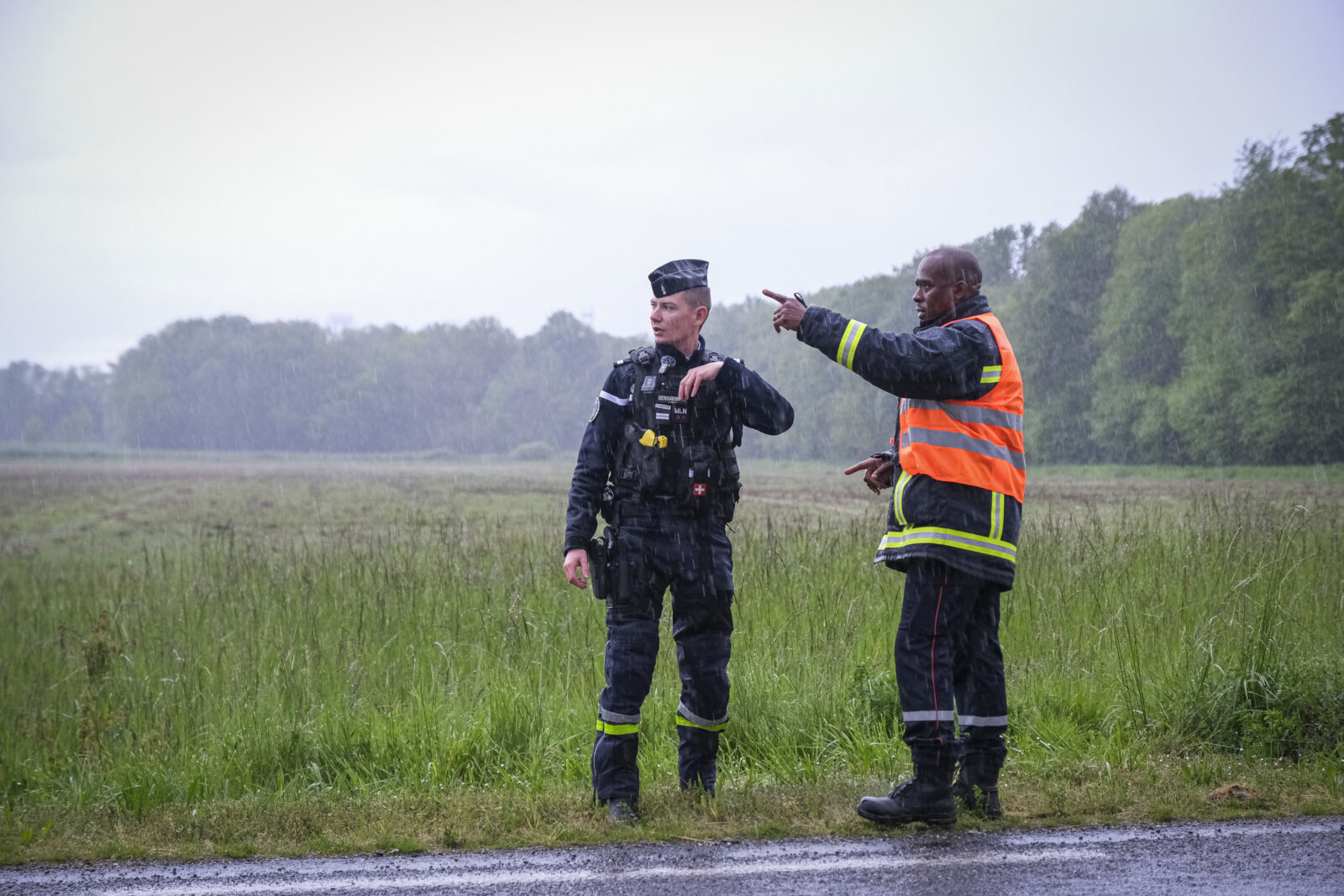 France, Melun, Mai 2024. Officer-students from the Melun school take part in their final exercise before joining a natio