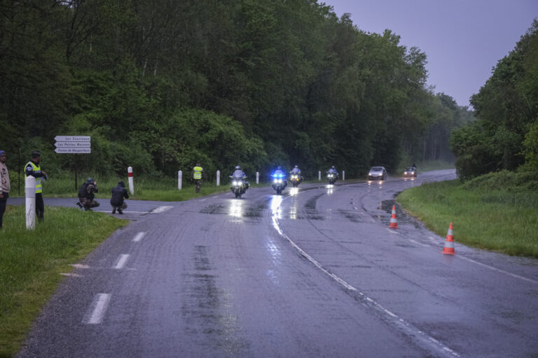 France, Melun, Mai 2024. Officer-students from the Melun school take part in their final exercise before joining a natio