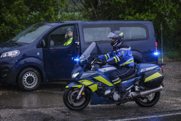 France, Melun, Mai 2024. Officer-students from the Melun school take part in their final exercise before joining a natio