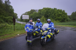 France, Melun, Mai 2024. Officer-students from the Melun school take part in their final exercise before joining a natio