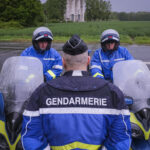 France, Melun, Mai 2024. Officer-students from the Melun school take part in their final exercise before joining a natio