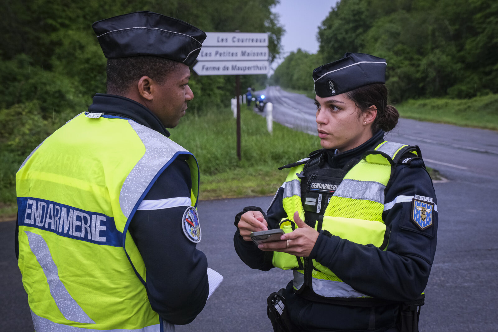 France, Melun, Mai 2024. Officer-students from the Melun school take part in their final exercise before joining a natio