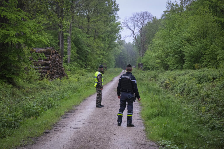 France, Melun, Mai 2024. Officer-students from the Melun school take part in their final exercise before joining a natio