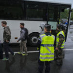 France, Melun, Mai 2024. Officer-students from the Melun school take part in their final exercise before joining a natio