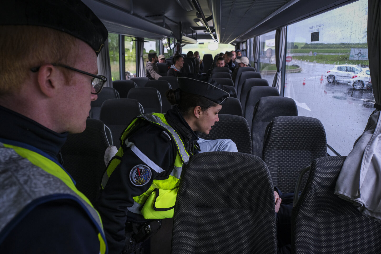 France, Melun, Mai 2024. Officer-students from the Melun school take part in their final exercise before joining a natio