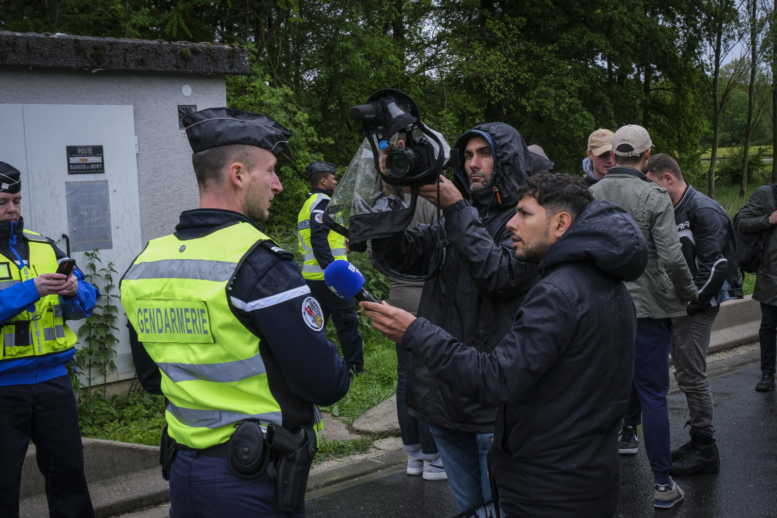 France, Melun, Mai 2024. Officer-students from the Melun school take part in their final exercise before joining a natio