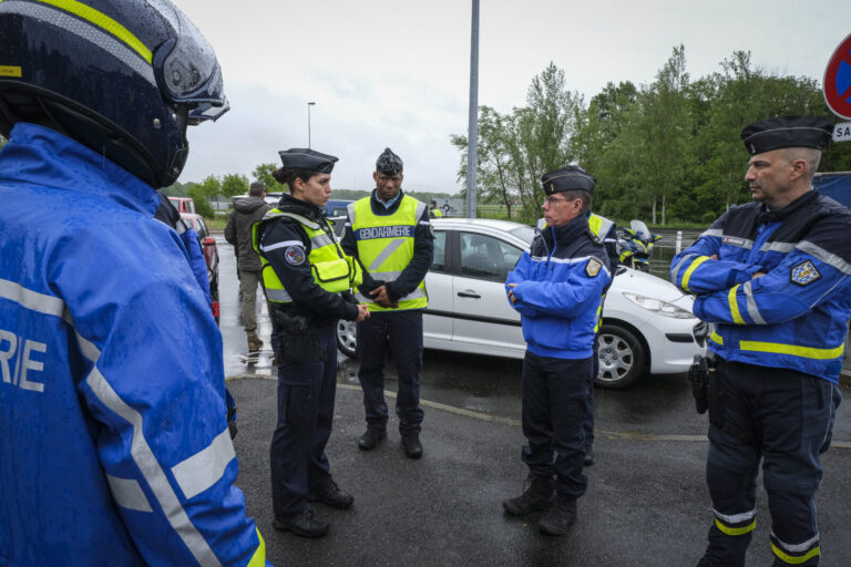 France, Melun, Mai 2024. Officer-students from the Melun school take part in their final exercise before joining a natio