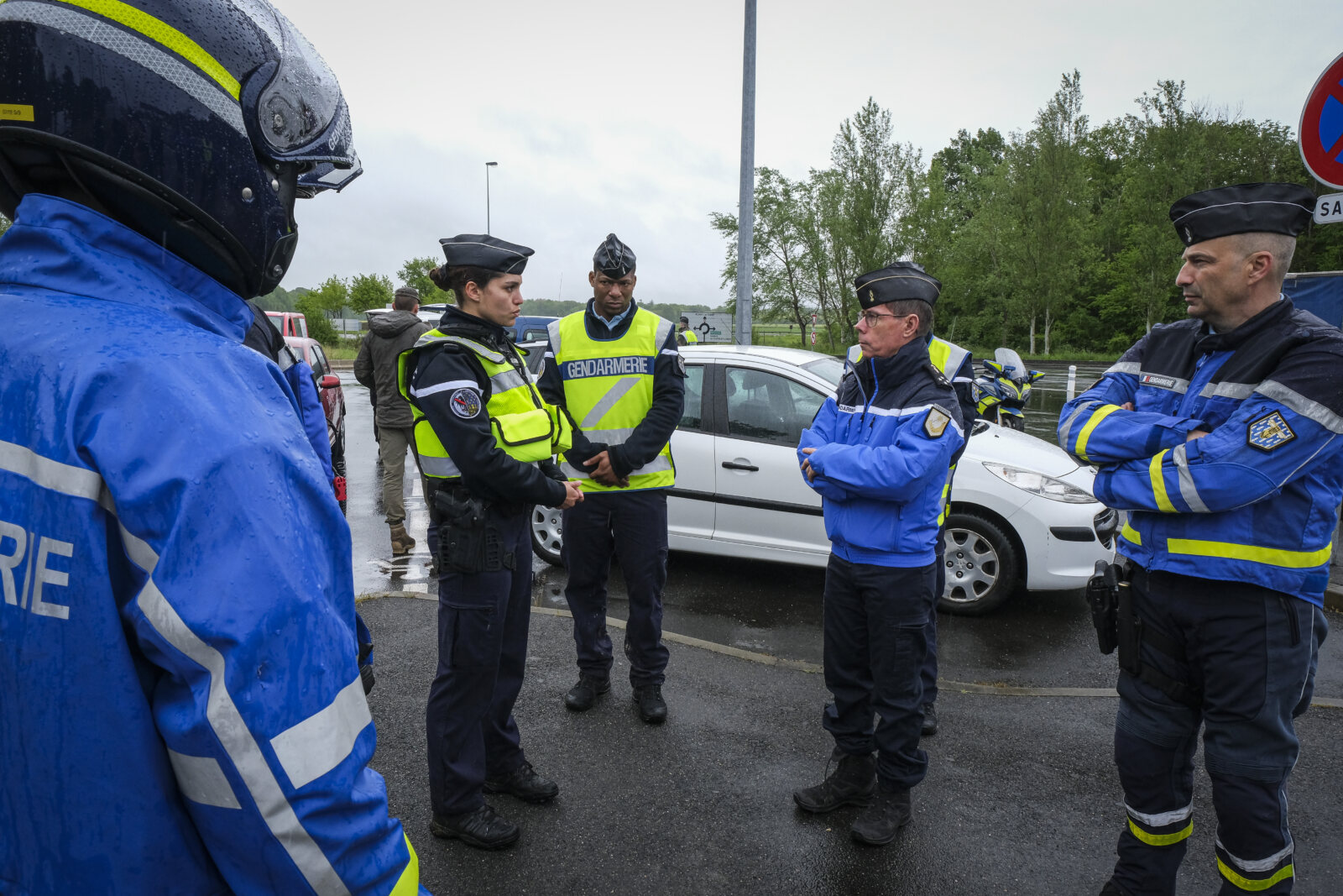 France, Melun, Mai 2024. Officer-students from the Melun school take part in their final exercise before joining a natio