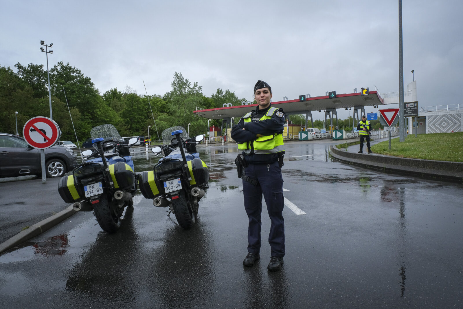 France, Melun, Mai 2024. Officer-students from the Melun school take part in their final exercise before joining a natio