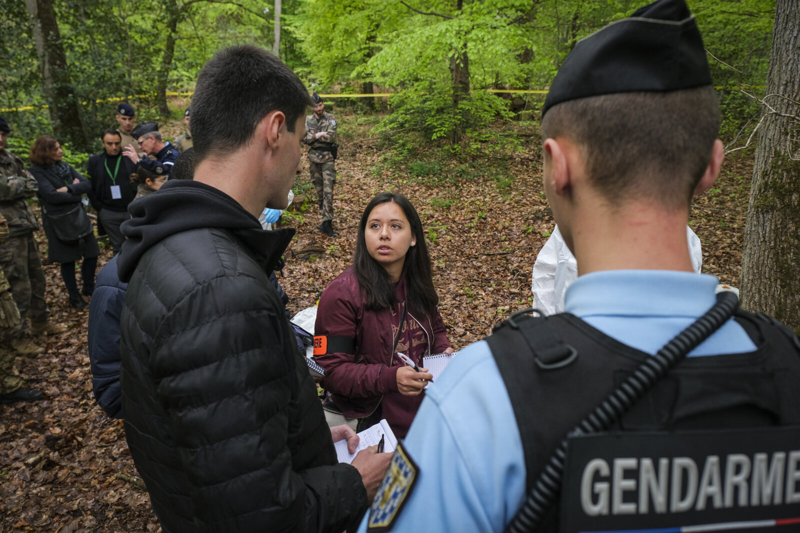 France, Melun, Mai 2024. Officer-students from the Melun school take part in their final exercise before joining a natio