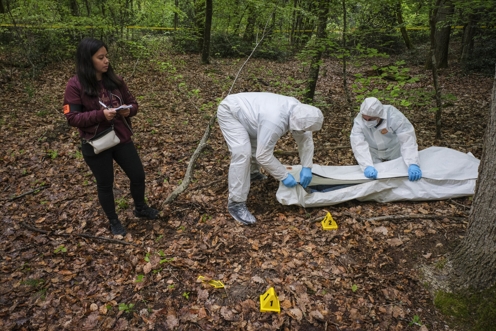 France, Melun, Mai 2024. Officer-students from the Melun school take part in their final exercise before joining a natio