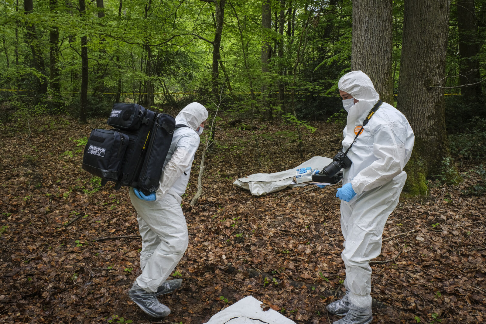 France, Melun, Mai 2024. Officer-students from the Melun school take part in their final exercise before joining a natio