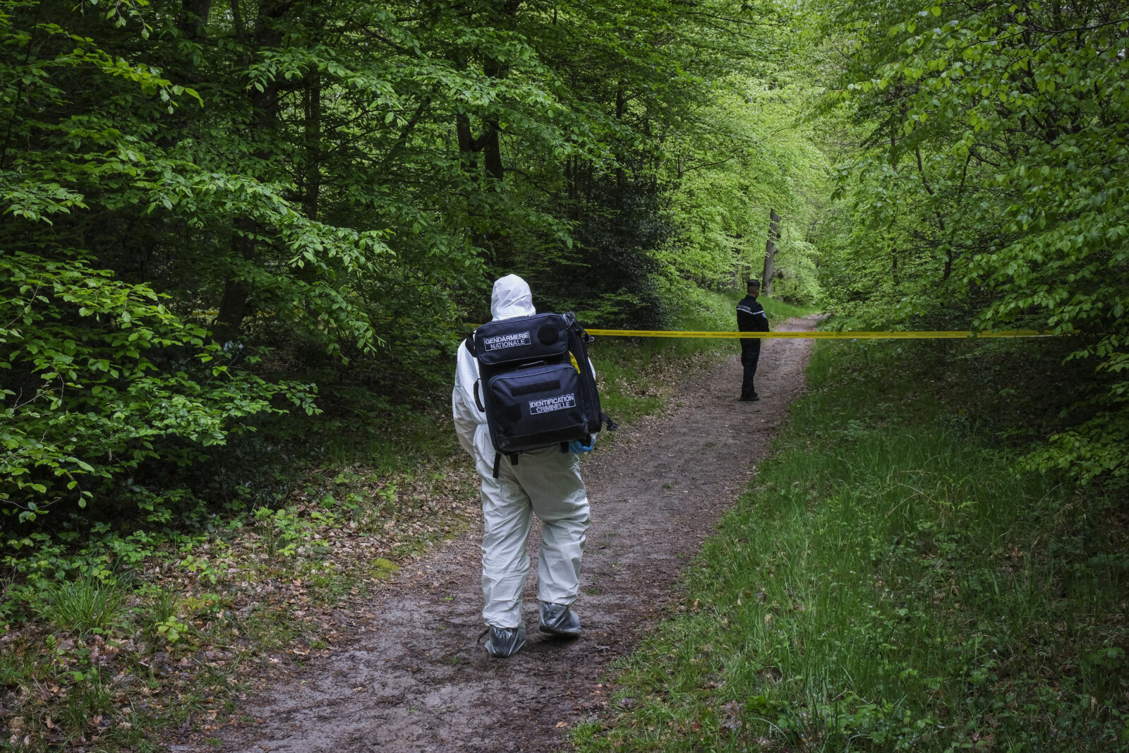 France, Melun, Mai 2024. Officer-students from the Melun school take part in their final exercise before joining a natio