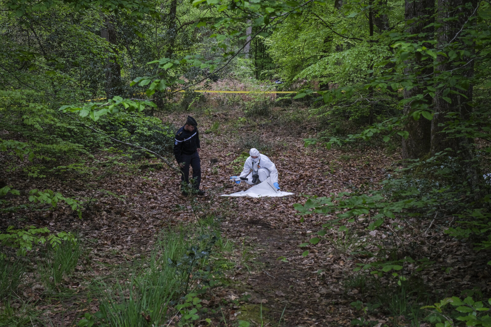 France, Melun, Mai 2024. Officer-students from the Melun school take part in their final exercise before joining a natio