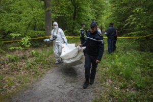 France, Melun, Mai 2024. Officer-students from the Melun school take part in their final exercise before joining a natio