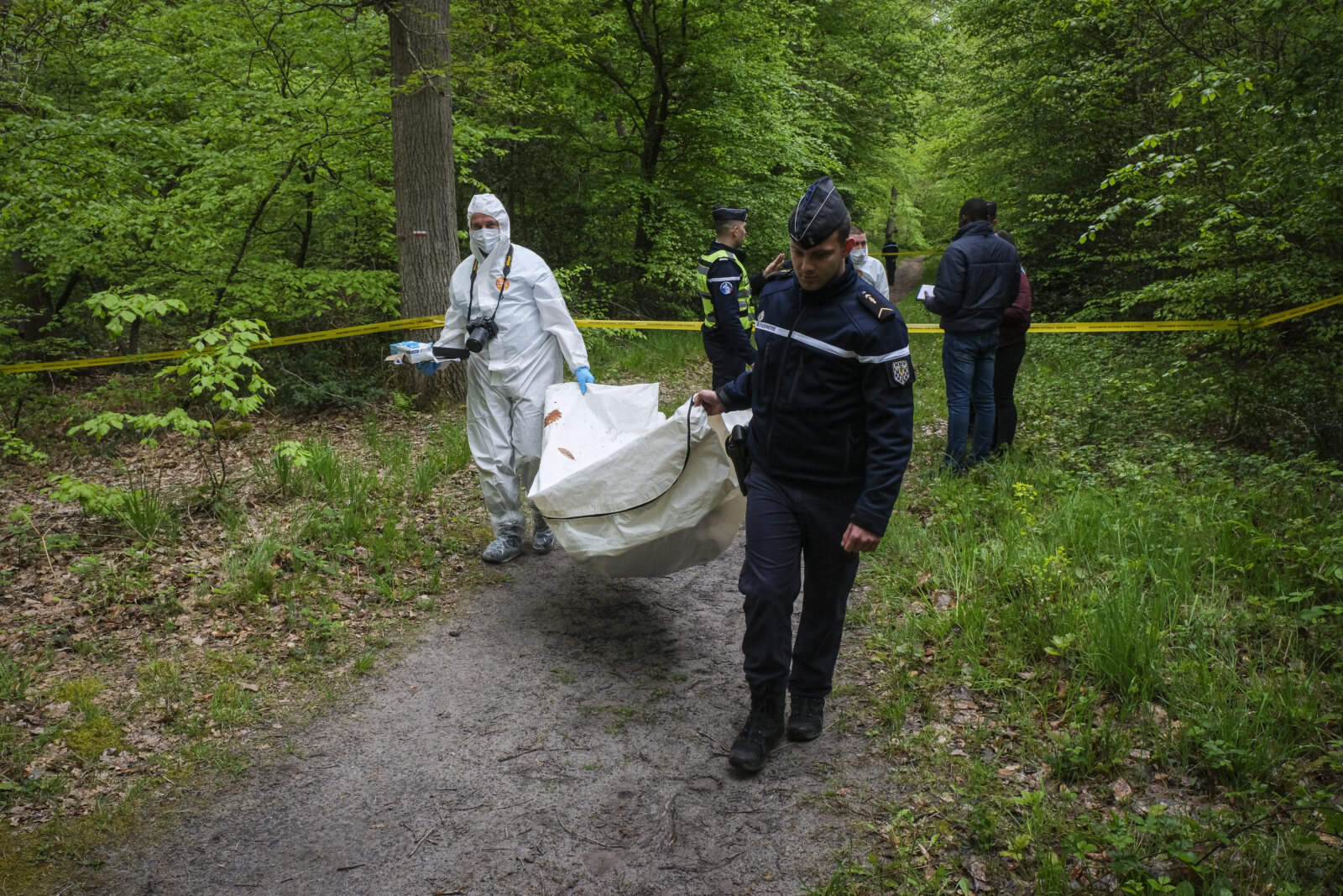 France, Melun, Mai 2024. Officer-students from the Melun school take part in their final exercise before joining a natio