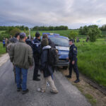 France, Melun, Mai 2024. Officer-students from the Melun school take part in their final exercise before joining a natio