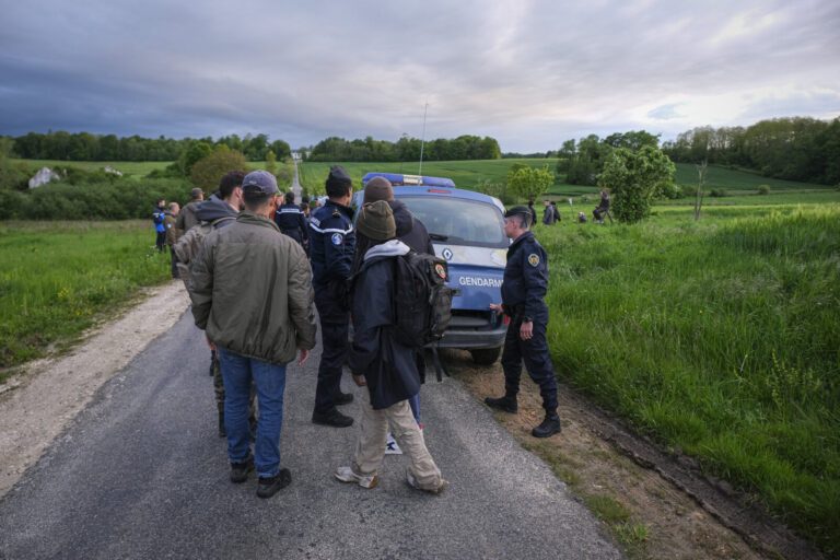 France, Melun, Mai 2024. Officer-students from the Melun school take part in their final exercise before joining a natio