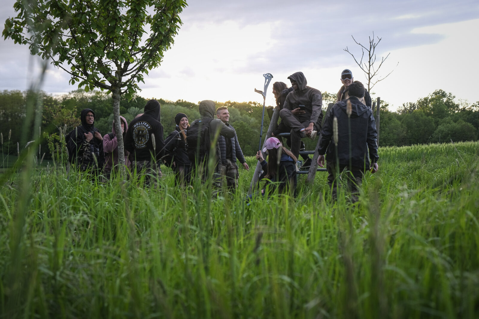 France, Melun, Mai 2024. Officer-students from the Melun school take part in their final exercise before joining a natio