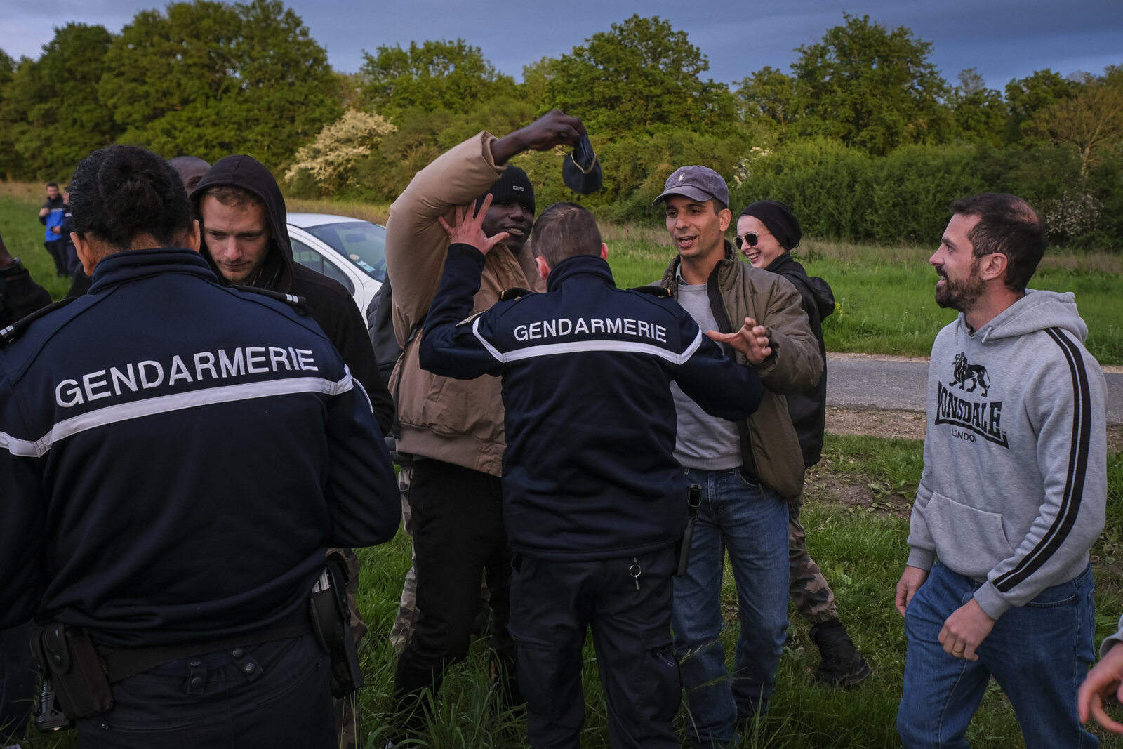 France, Melun, Mai 2024. Officer-students from the Melun school take part in their final exercise before joining a natio