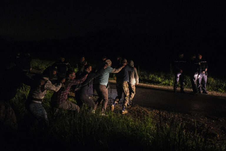 France, Melun, Mai 2024. Officer-students from the Melun school take part in their final exercise before joining a natio