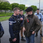 France, Melun, Mai 2024. Officer-students from the Melun school take part in their final exercise before joining a natio
