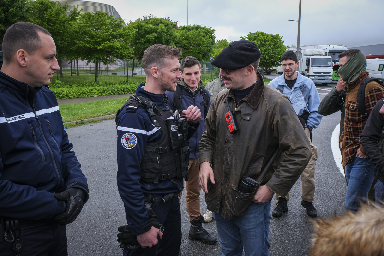 France, Melun, Mai 2024. Officer-students from the Melun school take part in their final exercise before joining a natio