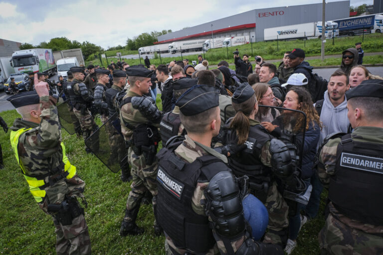 France, Melun, Mai 2024. Officer-students from the Melun school take part in their final exercise before joining a natio