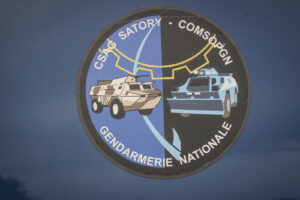 France, Melun, Mai 2024. Officer-students from the Melun school take part in their final exercise before joining a natio