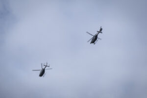 France, Melun, Mai 2024. Officer-students from the Melun school take part in their final exercise before joining a natio