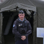 France, Melun, Mai 2024. Officer-students from the Melun school take part in their final exercise before joining a natio
