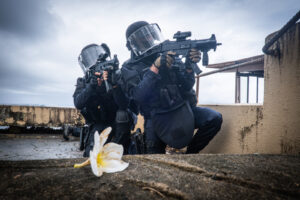 Papeete, France, 2019-11-04. GIGN, special forces from french polynesia during a training. Photograph by Fred MARIE/ Def