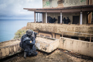 Papeete, France, 2019-11-04. GIGN, special forces from french polynesia during a training. Photograph by Fred MARIE/ Def