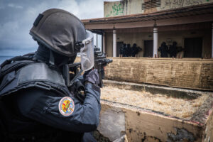 Papeete, France, 2019-11-04. GIGN, special forces from french polynesia during a training. Photograph by Fred MARIE/ Def