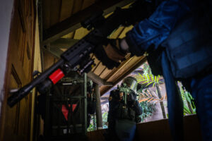 Papeete, France, 2019-11-04. GIGN, special forces from french polynesia during a training. Photograph by Fred MARIE/ Def