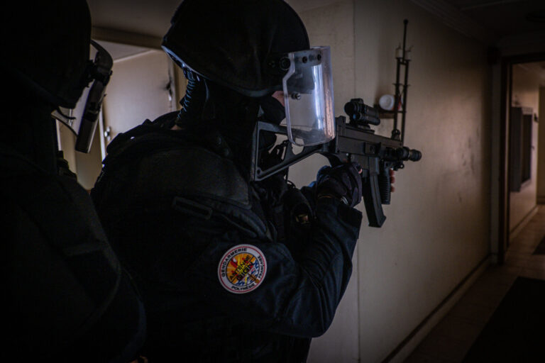 Papeete, France, 2019-11-04. GIGN, special forces from french polynesia during a training. Photograph by Fred MARIE/ Def