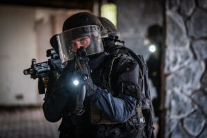 Papeete, France, 2019-11-04. GIGN, special forces from french polynesia during a training. Photograph by Fred MARIE/ Def