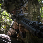 Military forces from french polynesia during a mission. Tahiti - French Polynesia - october 2019.
Des militaires des for