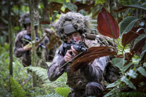 Military forces from french polynesia during a mission. Tahiti - French Polynesia - october 2019.
Des militaires des for