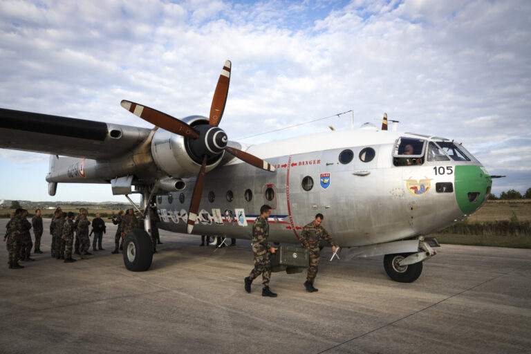 The Nord 2501, commonly known as the Noratlas and nicknamed the Grise, is a French military transport aircraft. It is a 