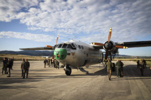 The Nord 2501, commonly known as the Noratlas and nicknamed the Grise, is a French military transport aircraft. It is a 